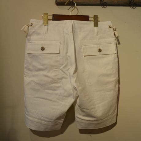 KENNETH FIELD CEREMONY Ⅱ SHORTS -LIPSTOP＆HBT(WHITE)-