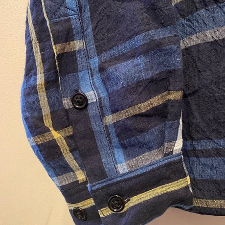 kenneth field -FIELD SHIRTS-（LINEN PLAIDS）