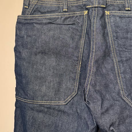 SASSAFRAS Fall Leaf Spayer Pants 1/2 13.5o.z Denim size Ｍ