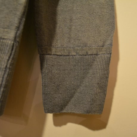 -grp- linen crew neck knit grigio