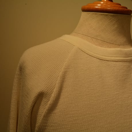 kenneth field  L/S THERMAL CREWNECK(NATURAL)