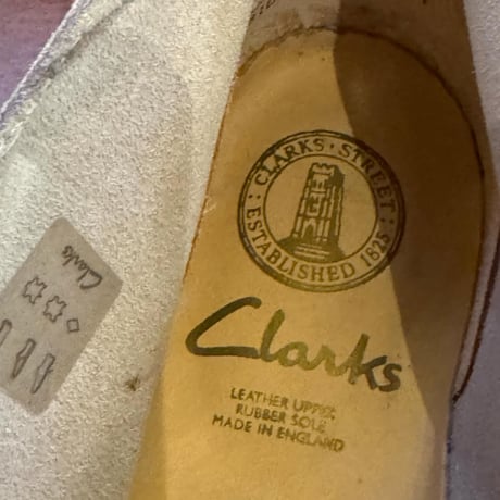 DEAD STOCK  Clarks desert boot   Made in England🏴󠁧󠁢󠁥󠁮󠁧󠁿  size  GB8 1/2 ・US8 1/2 ・FIT F