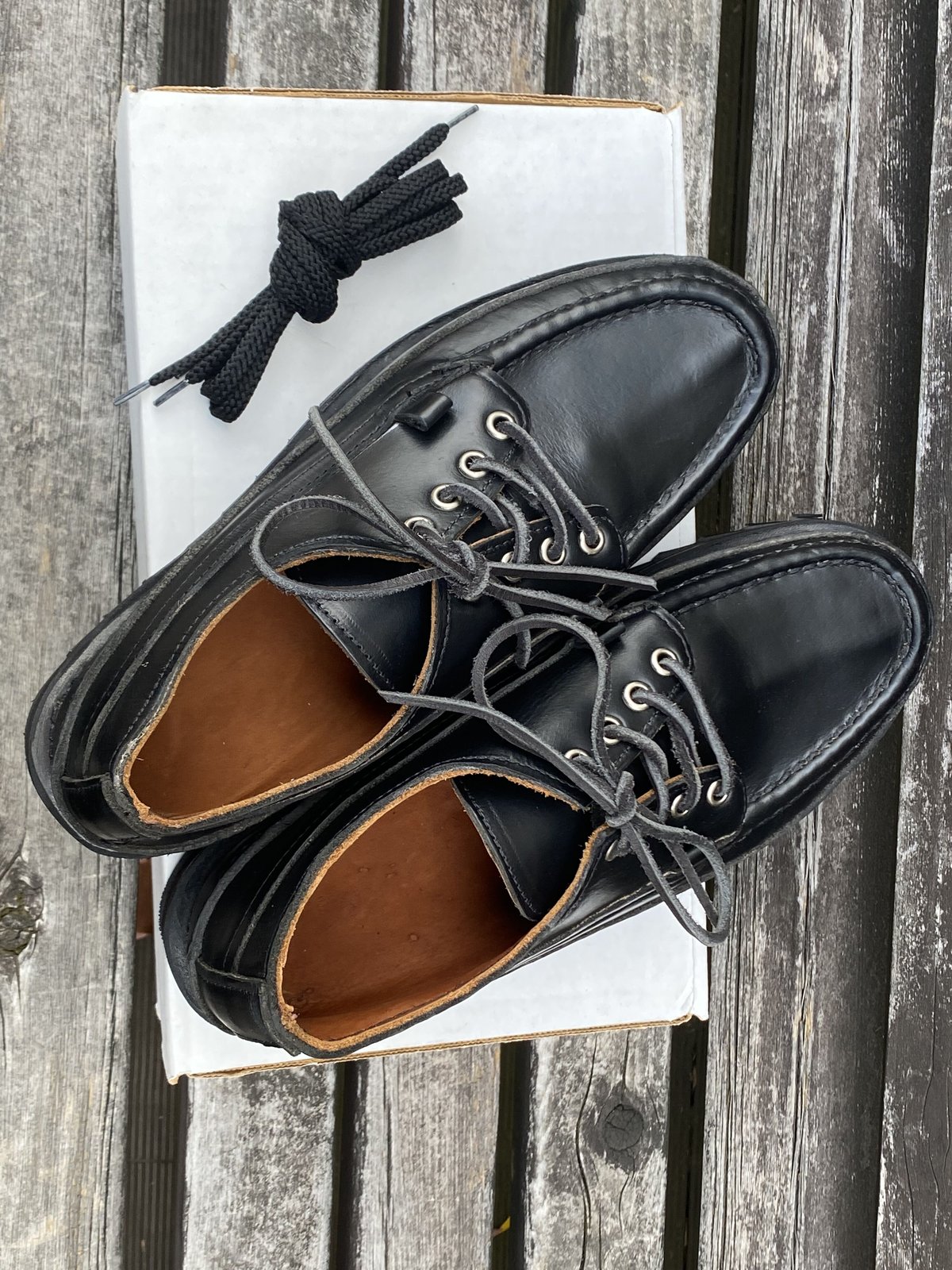RUSSELL MOCCASIN 2758 Oneida BLK CXL Triple Vam
