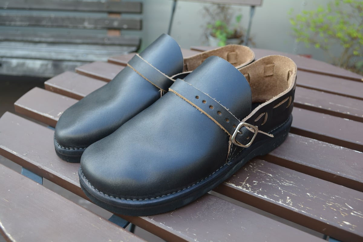 フェルナンドレザー ウエストインディアン ブラック us8.5 26.5㎝ 美品 FERNAND LEATHER(フェルナンドレザー) WEST INDIAN WINE【WOMENS