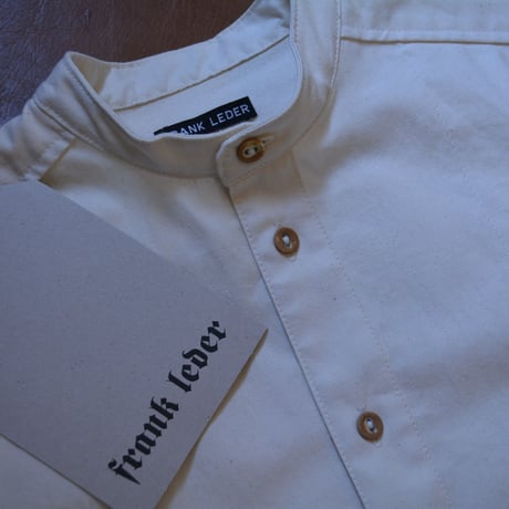 -Frankleder- bedlinenshirt (StandCollar)