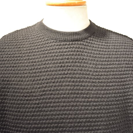 GRP crewneck “spotknit” NERO(ブラック)