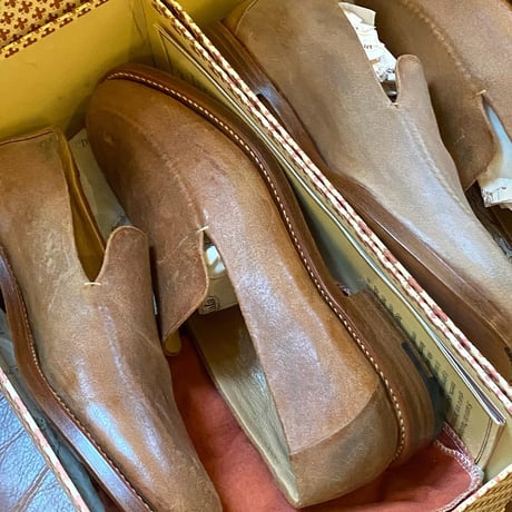 ZINTALA “ELASTICO”  Natural Vacchetta Leather  size  UK 7h＆8