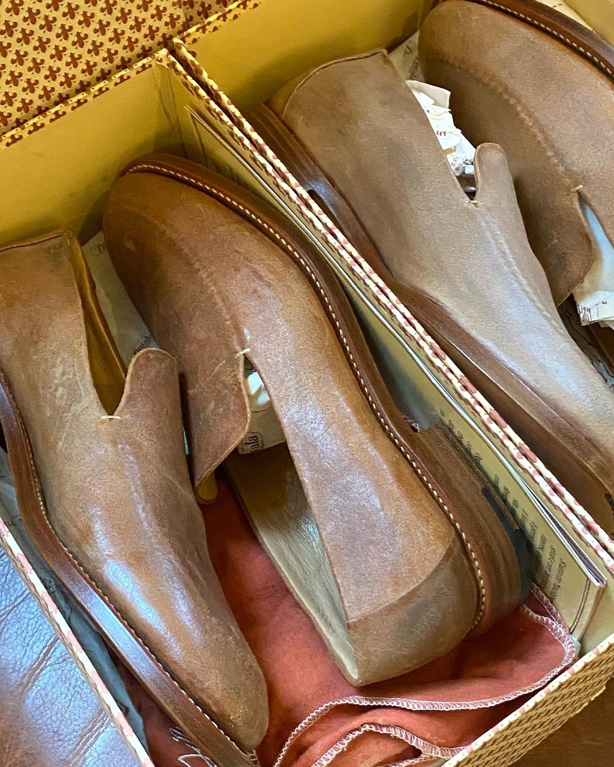 ZINTALA “ELASTICO” Natural Vacchetta Leather