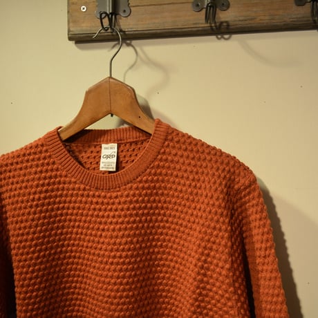 GRP  spotknit crew neck -arancio scuro-