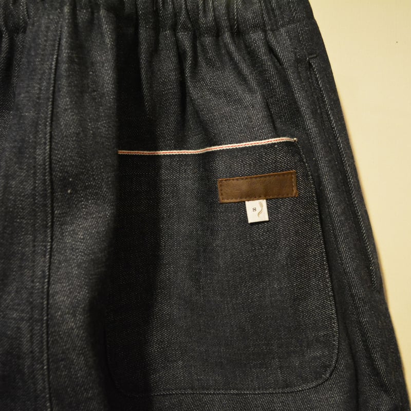 kenneth field ‐EZ SHORTS‐（14oz SELVAGE DENIM) |
