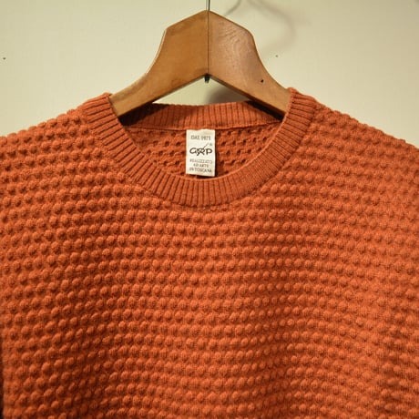 GRP  spotknit crew neck -arancio scuro-