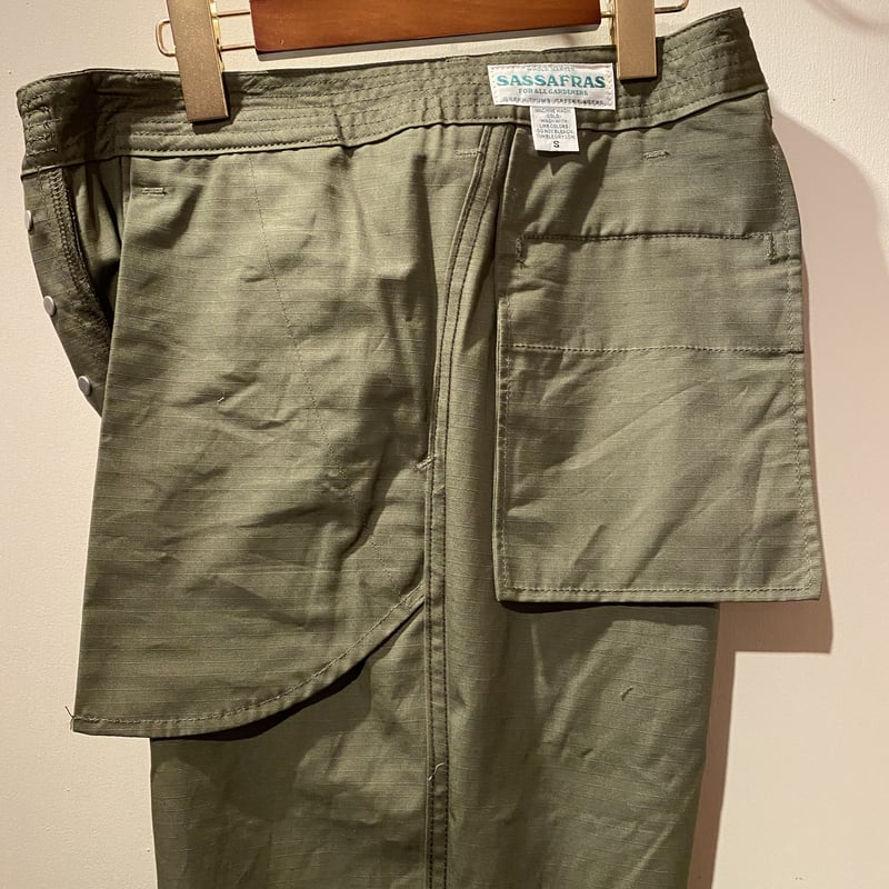 SASSAFRAS -sprayer stream pants- COTTON RIP STO