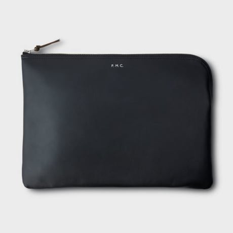 PHIGVEL‐MAKERS Co．Leather Purse LL‐Black‐