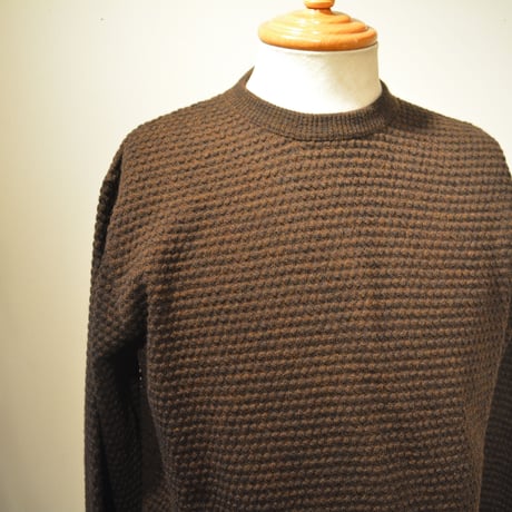 GRP crewneck “spotknit” MARRON(ブラウン)