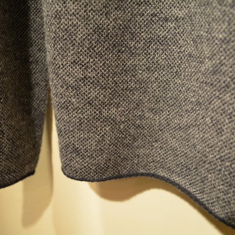-seldom- V‐neck sweater　‐GRAY‐
