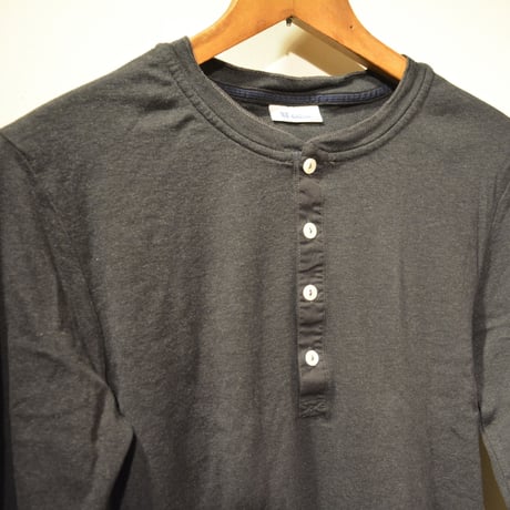 Schiesser -karl-heinz- Henley　1/1　anthrazit‐melan/darkgray-mel