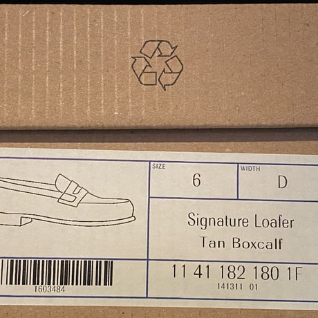 J.M.Weston Signature loafer #180 TAN BROWN size 6 D
