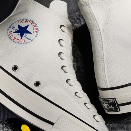 converse addict Chuck Tyler canvas Hi （WHITE）