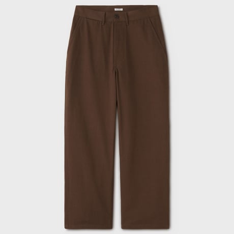 PHIGVEL‐MAKERS Co.  CHINO CLOTH UTILITY TROUSERS (STONE BROWN)