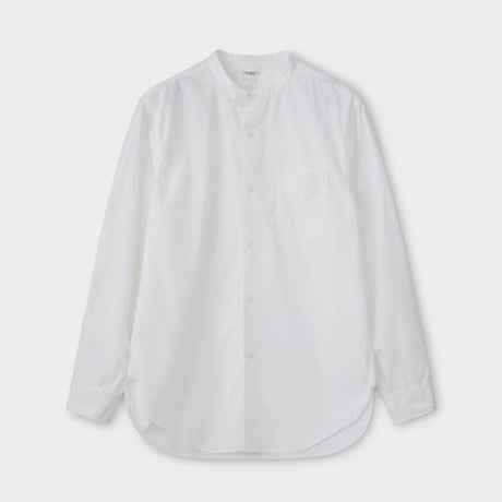 PHIGVEL MAKERS & Co. BAND COLLAR DRESS SHIRT (OFF WHITE)