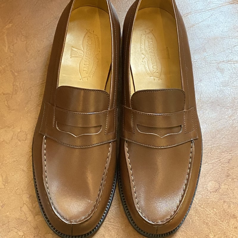 J.M.Weston Signature loafer #180 TAN BROWN size J.M.Weston Signature loafer #180 TAN BROWN size