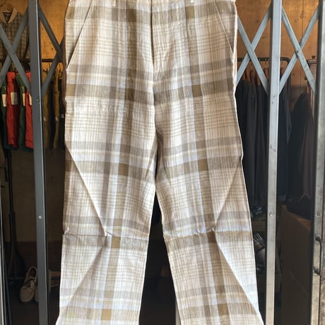 kenneth field ceremonyⅡwide plaids brown