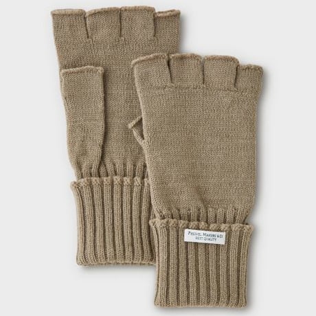 PHIGVEL‐MAKERS Co．PMAⅠ‐AC02　knit glove -smorke beige-