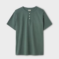 PHIGVEL‐MAKERS Co．Henley Neck Tee -FrenchKhaki-