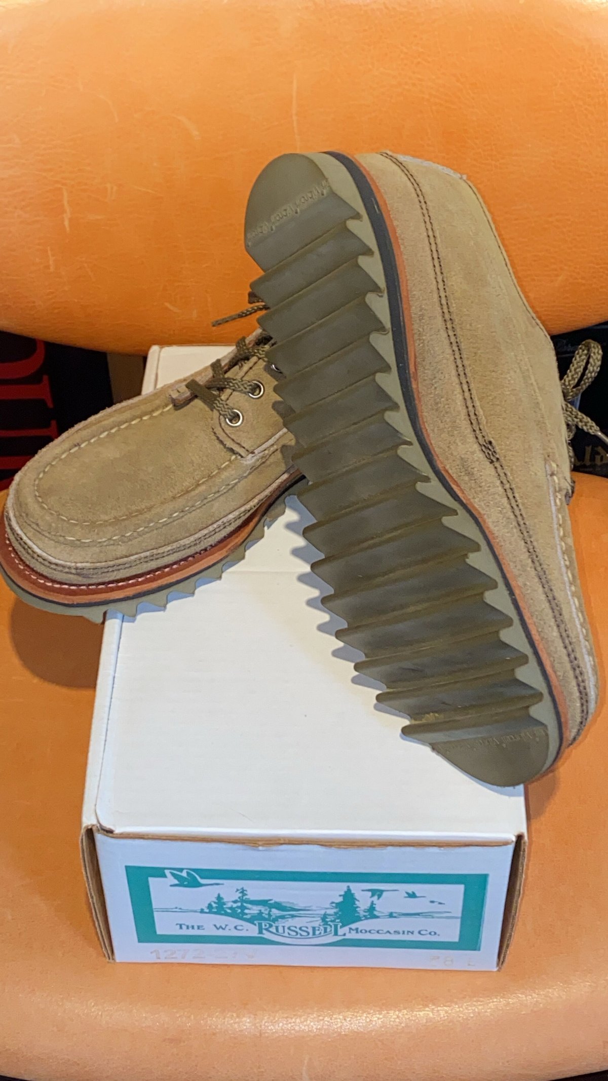 ラッセルモカシン オネイダ マンソンラスト size 8 E 箱付新品 ラッセルモカシン オネイダ マンソンラスト size 8 E 箱付新品