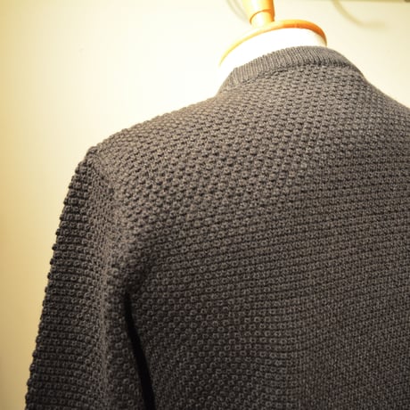 GRP WAFFLEKNIT‐mediumweight‐ antracite (チャコールグレー)