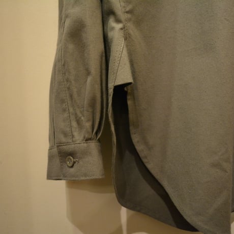 Frank Leder-bedlinenshirt- (StandCollar)OLIVE