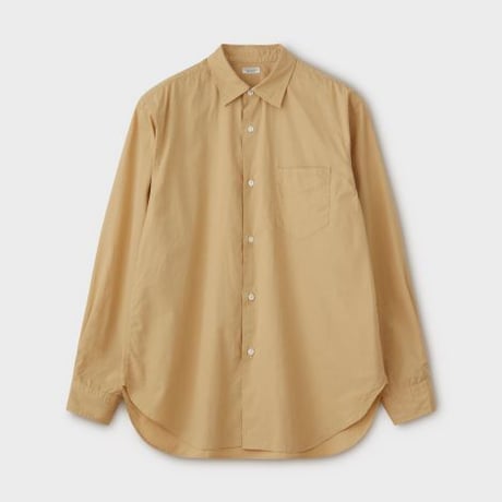 PHIGVEL MAKERS & Co.  PMAL-LS01 / REGULAR COLLAR DRESS SHIRT (VINTAGE YELLOW)