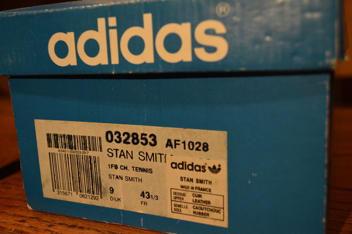 超レア 90年代 Stan Smith チェコスロバキア製 デッドストック adidas STAN SMITH 「デッドストック、フランス製、ホワイト、9H