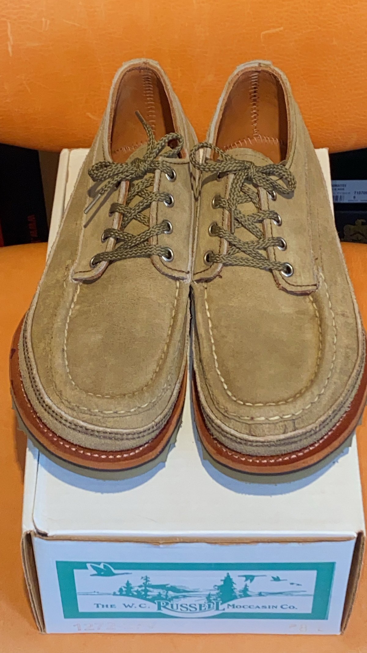 ラッセルモカシン オネイダ マンソンラスト size 8 E 箱付新品 ラッセルモカシン オネイダ マンソンラスト size 8 E 箱付新品