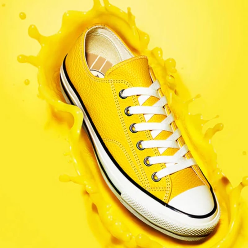 converse addict Chuck Tyler Leather Low （YELLOW