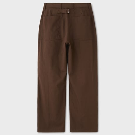 PHIGVEL‐MAKERS Co.  CHINO CLOTH UTILITY TROUSERS (STONE BROWN)