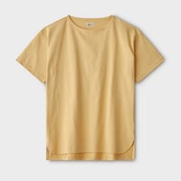 PHIGVEL‐MAKERS Co．Boat Neck SS Top(VintageYellow)