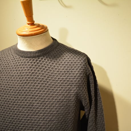 GRP WAFFLEKNIT‐lightweight‐ grigio(ライトグレー)