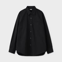 PHIGVEL‐MAKERS Co．PM-LS01 / REGULAR COLLAR DRESS SHIRT (GRAPHITE)