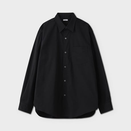 PHIGVEL‐MAKERS Co．PM-LS01 / REGULAR COLLAR DRESS SHIRT (GRAPHITE)