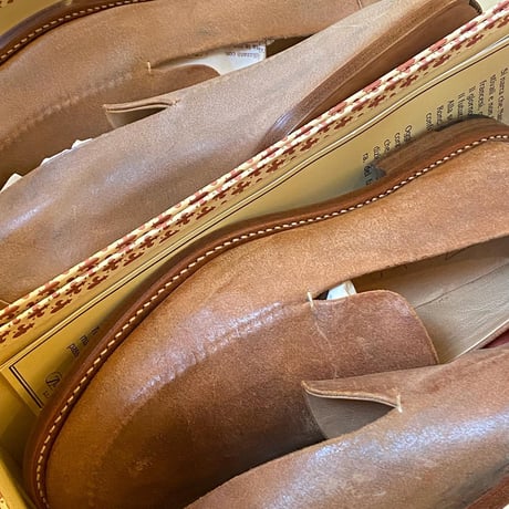 ZINTALA “ELASTICO”  Natural Vacchetta Leather  size  UK 7h＆8