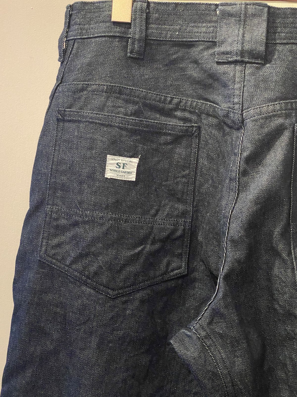 SASSAFRAS -Sprayer 5+ Pants- (13.5oz Denim) | c