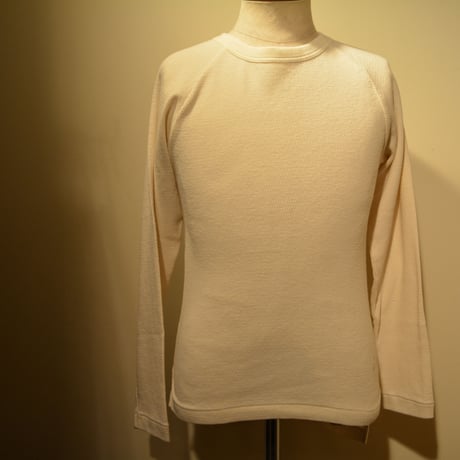kenneth field  L/S THERMAL CREWNECK(NATURAL)