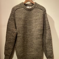 Corgi crew neck sweater MIX (Natural×Brown×Green)