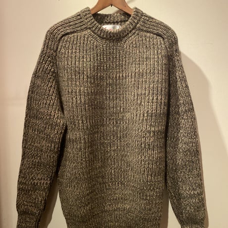 Corgi crew neck sweater MIX (Natural×Brown×Green)