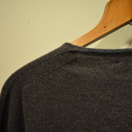 -seldom- V‐neck sweater　‐BROWN‐