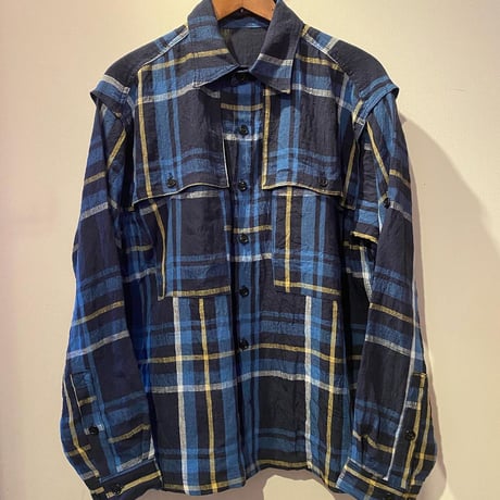 kenneth field -FIELD SHIRTS-（LINEN PLAIDS）