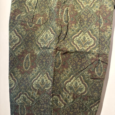 MOJITO GULF STREAM SHORTS（Green Paisley × rip stop fabric）