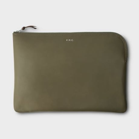 PHIGVEL‐MAKERS Co．Leather Purse LL‐G.Olive‐