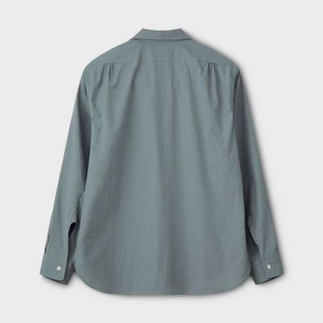 PHIGVEL‐MAKERS Co．French Open Collar LS Shirt(Jadegreen)